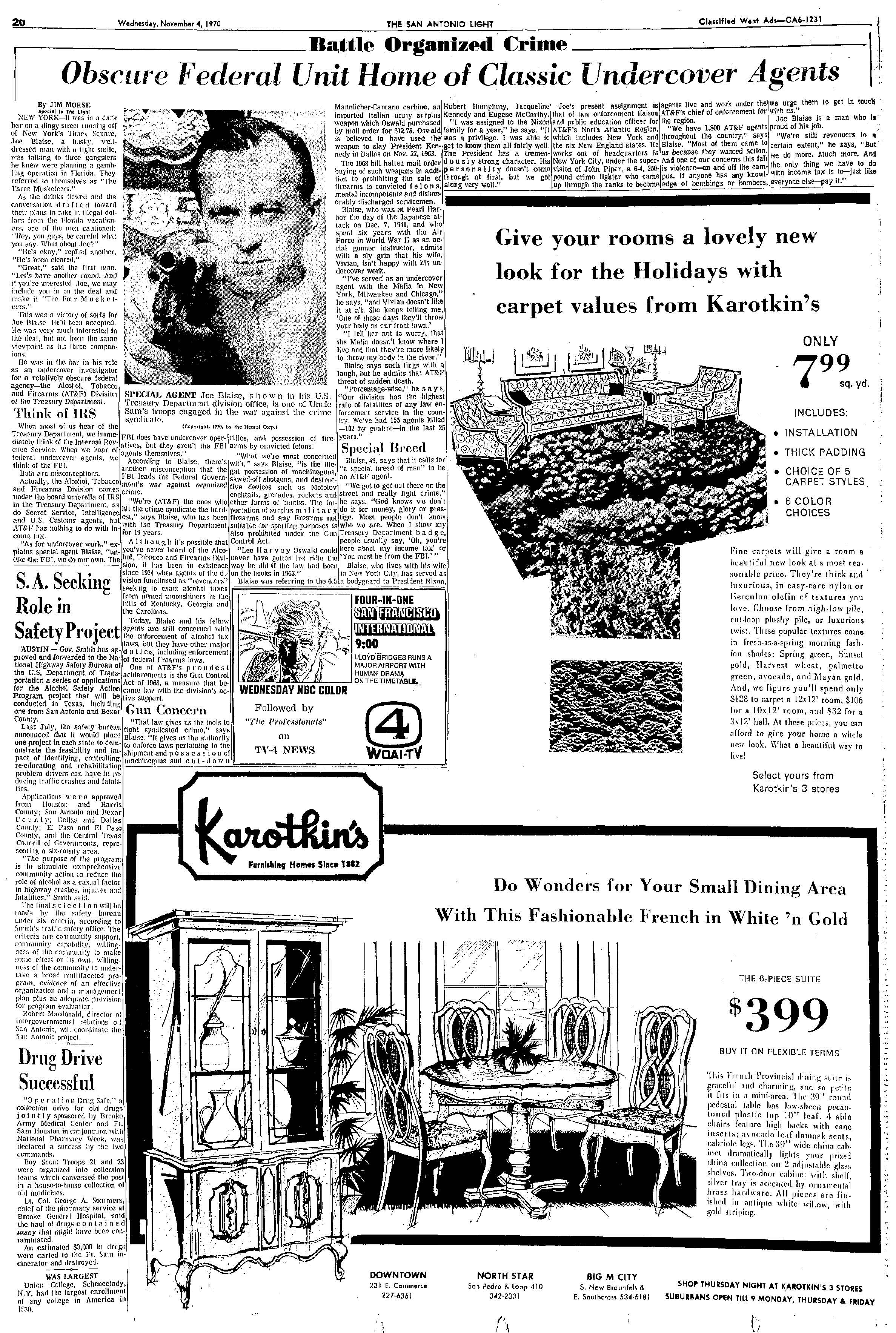 image of Obscure Federal Agents Articles