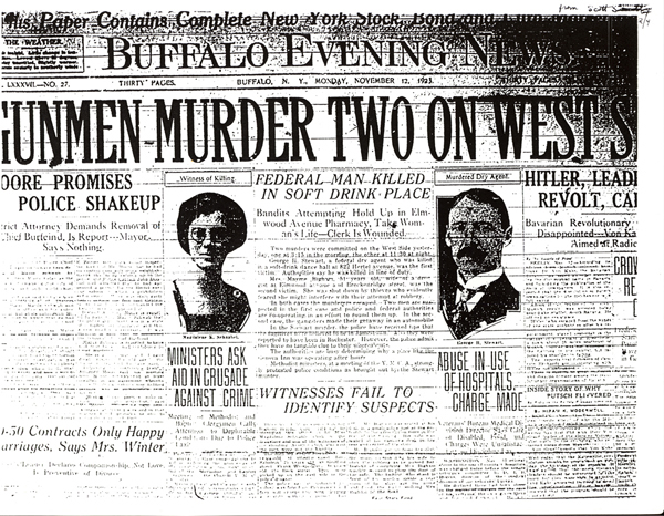 Newspaper article regarding George Stewart