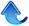 Blue arrow pointing up.
