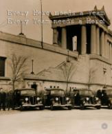 Image of ATF building with squad cars