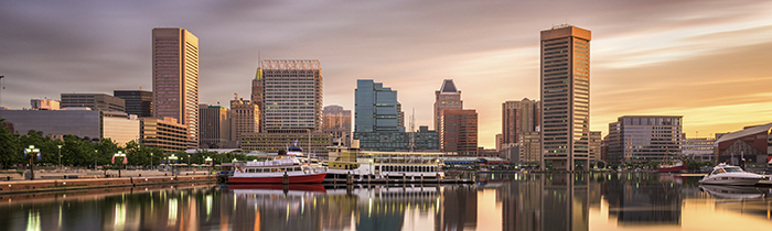 Image of the Baltimore Maryland skyline Image of the Baltimore Maryland skyline