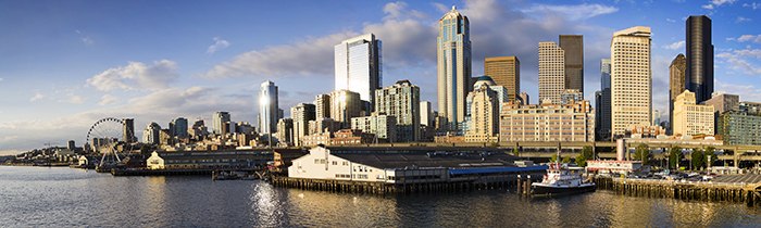 Image of the Seattle Washington Skyline Image of the Seattle Washington Skyline