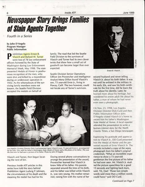 Image of Inside ATF Newsletter - June 1999