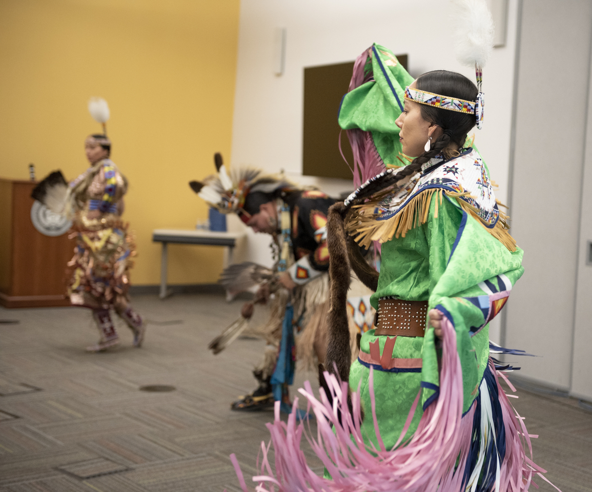 The Piscataway Indian Nation Singers and Dancersat ATF's 2020 Native American Heritage Month celebration The Piscataway Indian Nation Singers and Dancers at ATF's 2020 Native American Heritage Month celebration