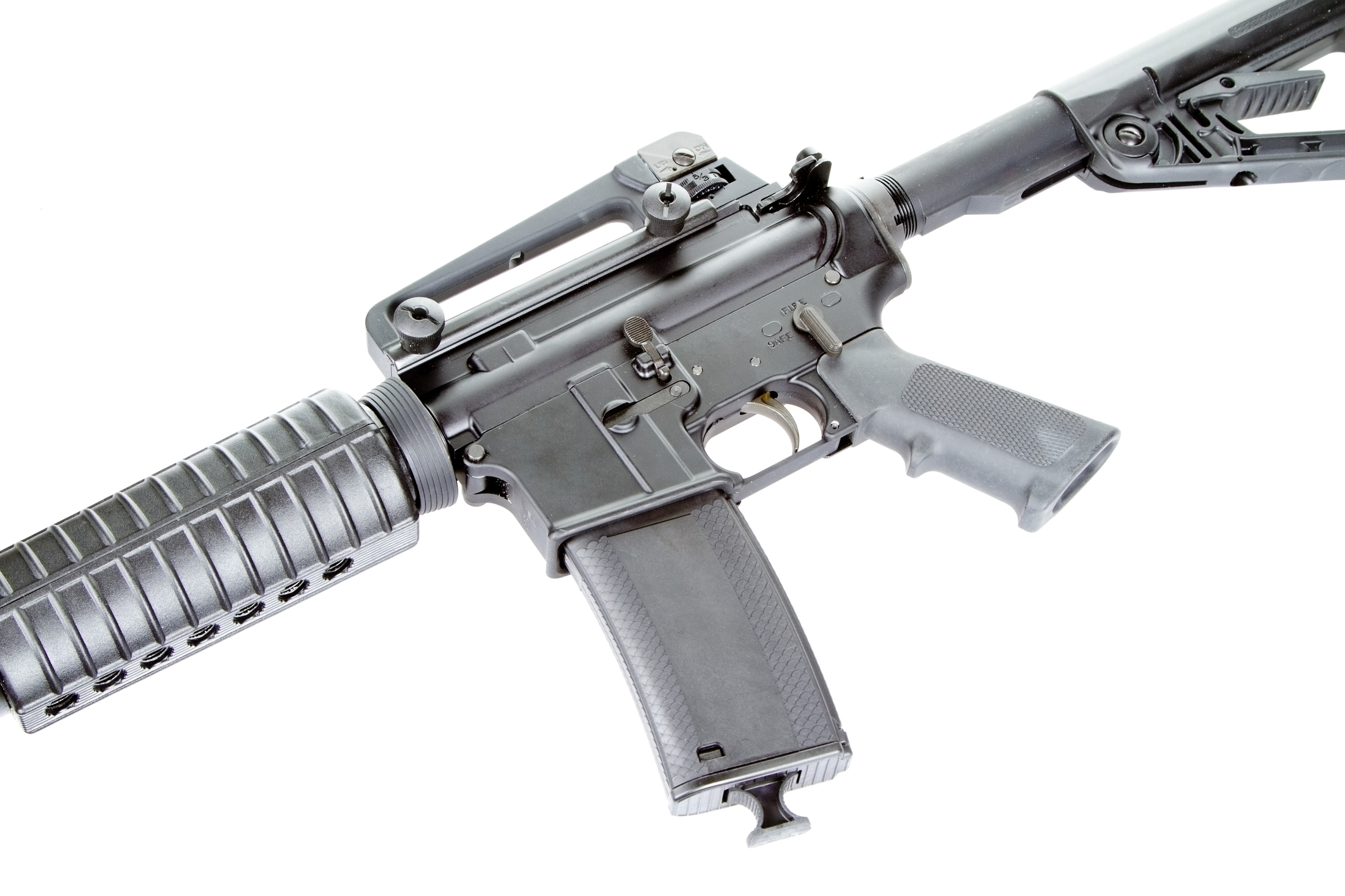 an assault rifle