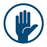 Raised hand clip art