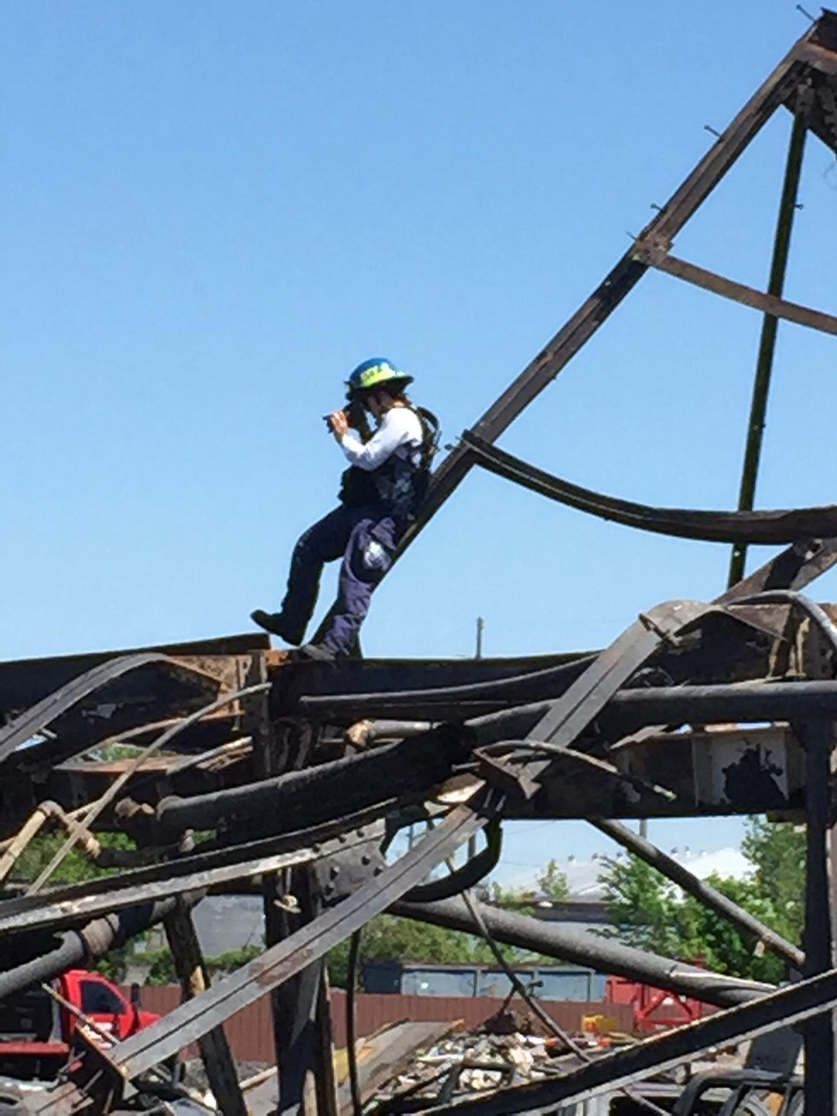 SA-CFI Cindy Chang deploys with the NRT to investigate the Truly Blessed Truck Fire in Ohio