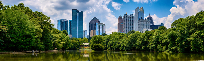 Línea del horizonte del centro de Atlanta