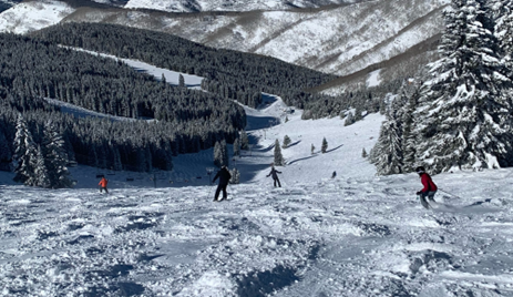 Skiing terrain that is protected by the use of explosives in avalanche control operations.