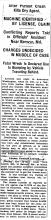 Image of newspaper article with headline, Fatal Wreck is Declared Due to Bumping by Vehicle Traveling Behind