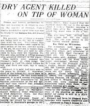 Newspaper article regarding George Stewart