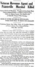 Newspaper article regarding John Reynolds 