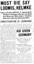 John Wilson and Walter Gilbert, undercover agents killed