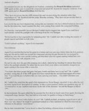 Newspaper article, dated June 30, 2000, with the headline Agents Describe Barrage of Bullets that Started Seige, Government Witnesses Defend Actions (2 of 3)